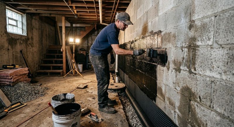Basement Walls Waterproofing in Columbus, OH