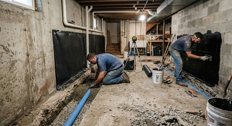 Basement Walls Waterproofing in Columbus, OH